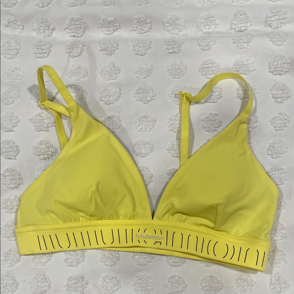 lululemon athletica Vibrant Yellow Bra
